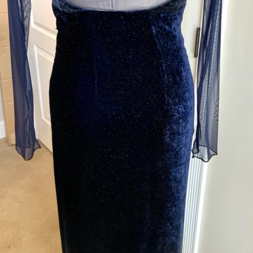 Bob Mackie velvet evening gown - Picture 6 of 13